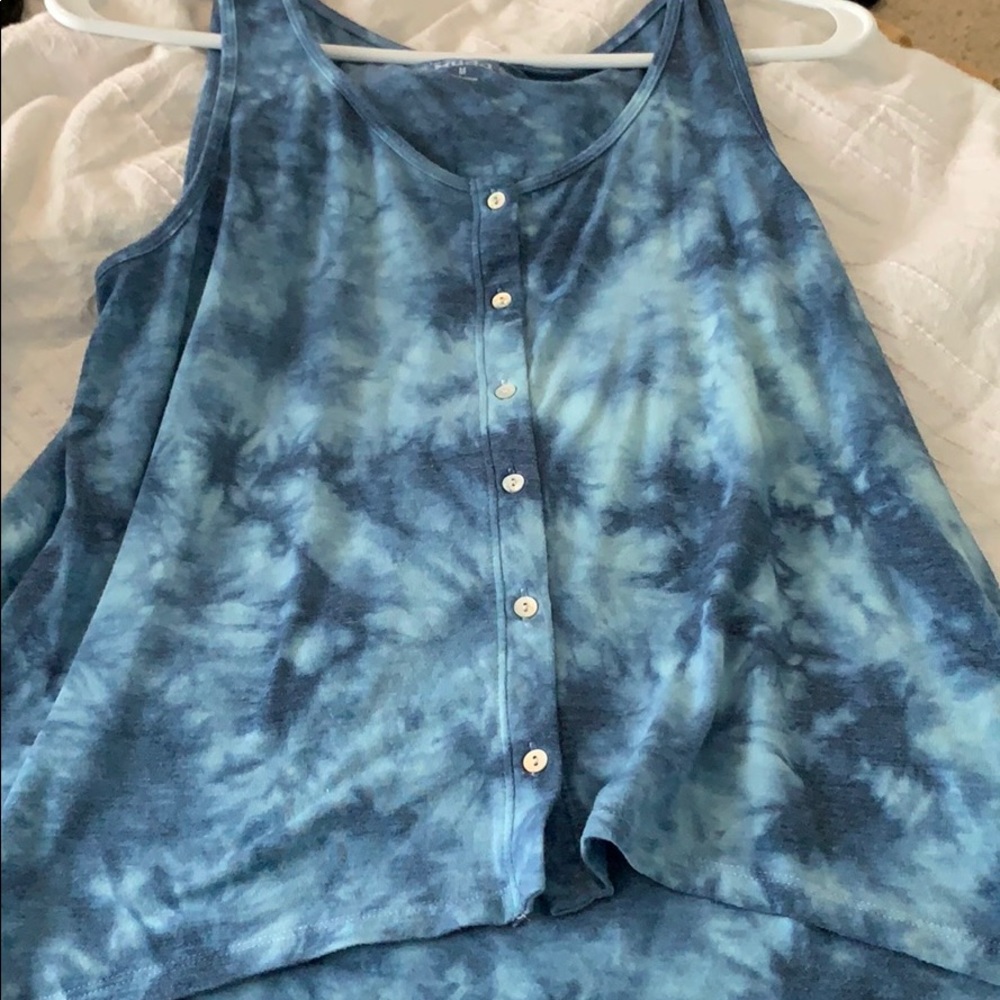 Blue tank top
